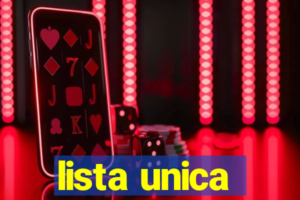 lista unica